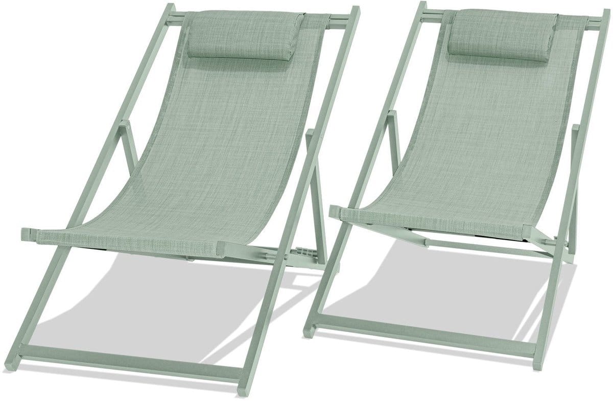 ligstoel tuinstoel ligbed lounger set van