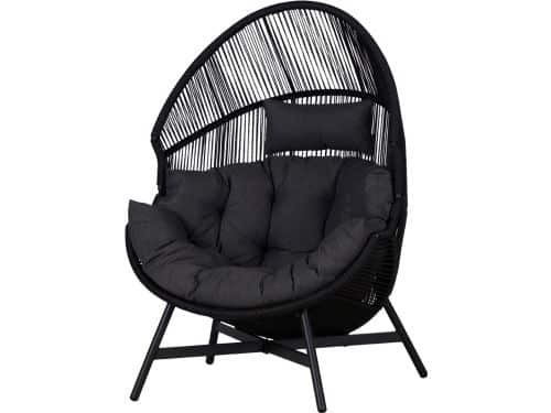 Lisomme Ayla Tuin Loungestoel - Poly Rattan - Loungestoel Buiten