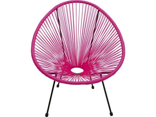 Lounge stoel Acapulco Roze comfortabel en stijlvol