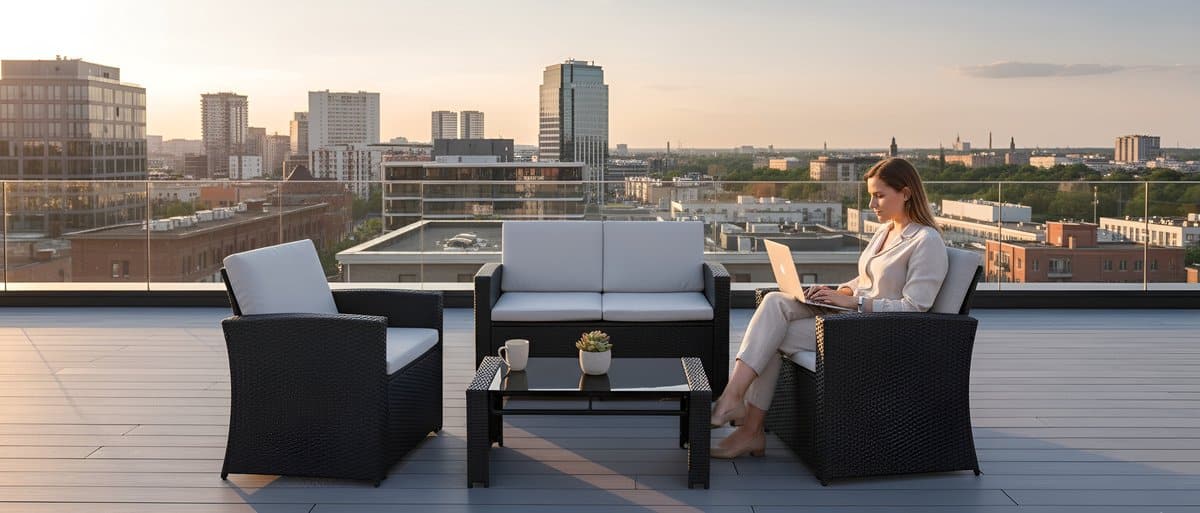 lounge tuinmeubelset polyrotan 12 delig buitenset met tafel, 2 stoelen