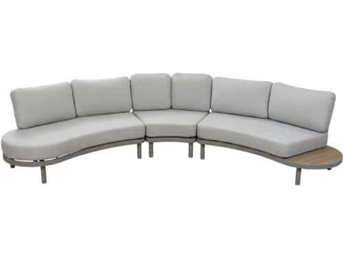 Loungebank Bari | 3-Delig | Beige & Camel