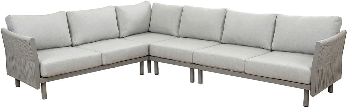 loungebank cavallino | 4 delig | beige & camel