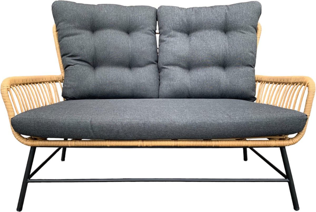 loungebank dex bamboe inclusief kussens