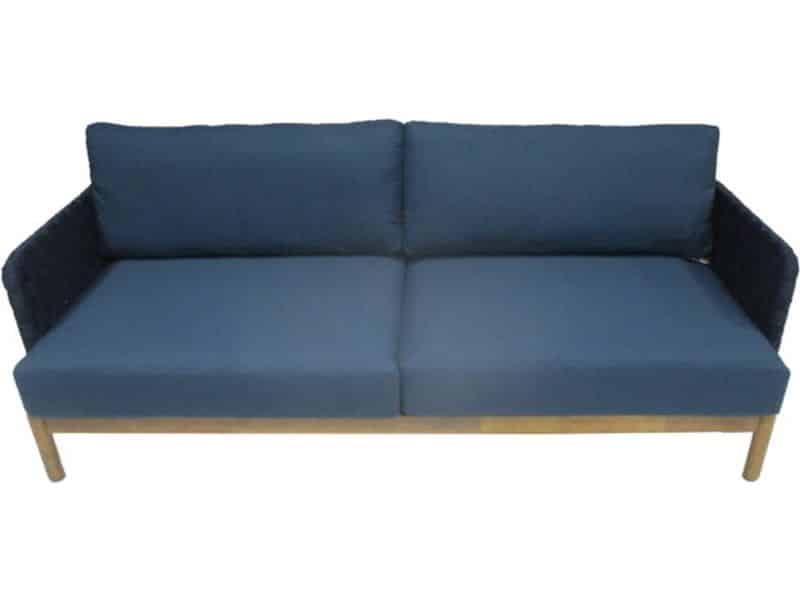 Loungebank Kolbe 3-zits - Navy blauw