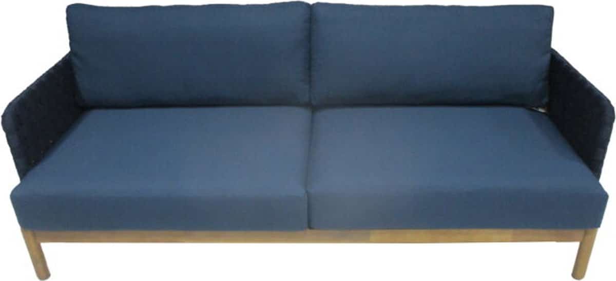 loungebank kolbe 3 zits navy blauw