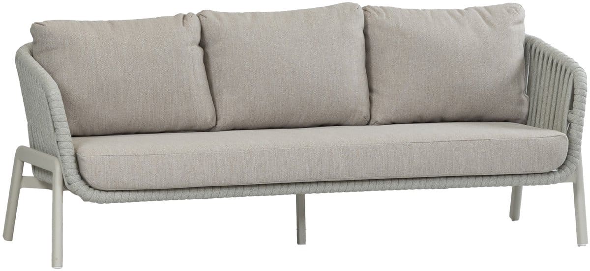 loungebank porto | 3 persoons | naturel & cream