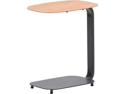 Lucca laptop tafel - 45x30xH51cm - carbon black - light