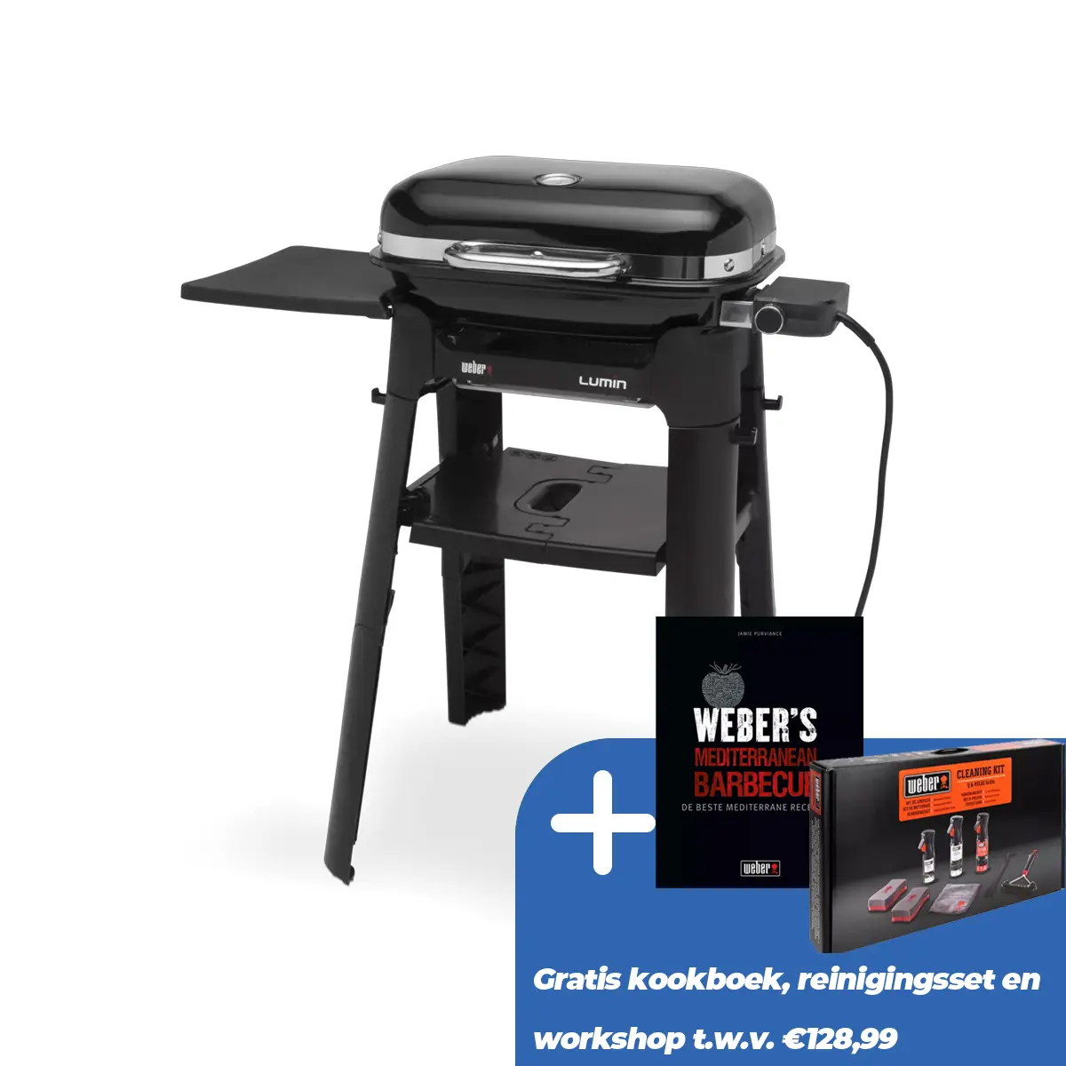 lumin compact black w/stand, elek.