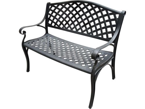 Luxe Gegoten Aluminium Buitenbank voor Patio en Tuin