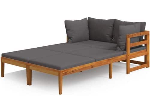Luxe Ligbedden Set van 2 - Verstelbare Zonnebedden Tuin van