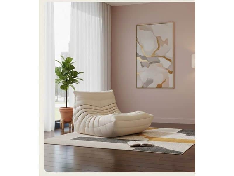 Luxe Rotan Bank Zonder Armleuningen met Comfortabele Kussens