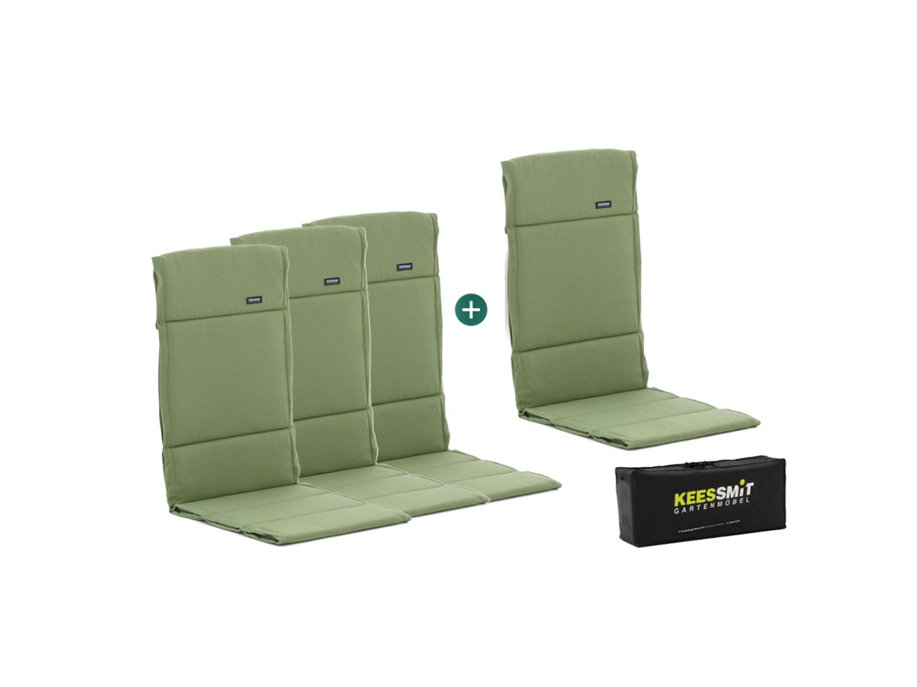 madison fiber hoog tuinkussen set van 4 laagste prijsgarantie!