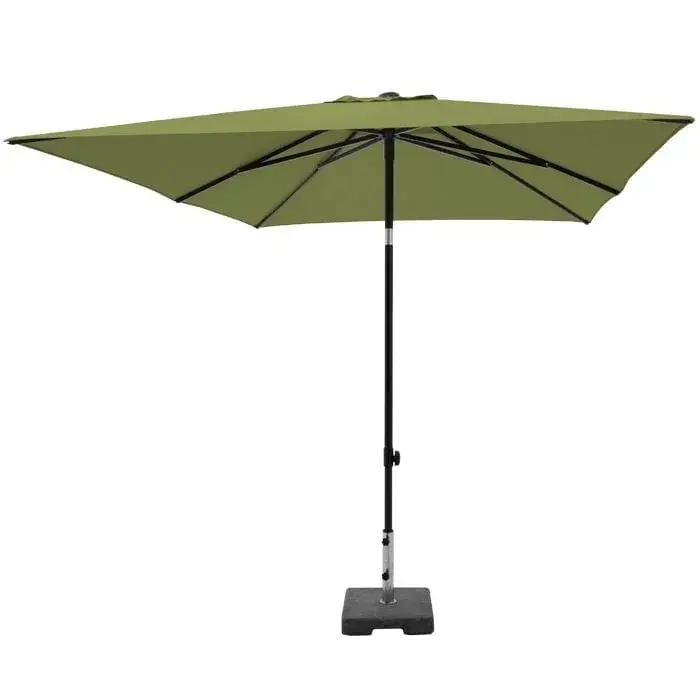 madison parasol denia push up 200x200cm groen