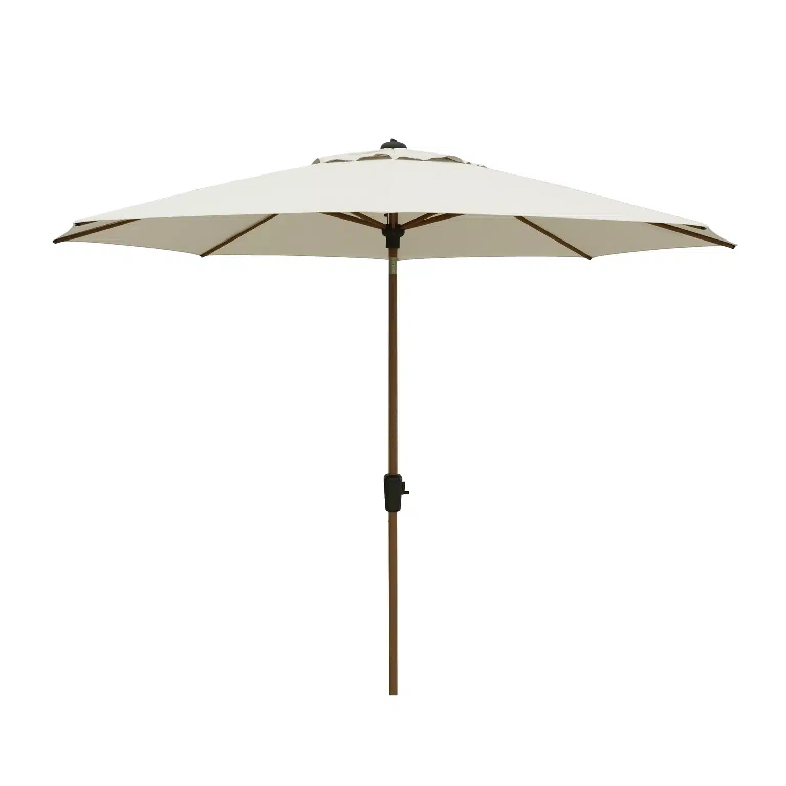 madison parasol lissabon teak luxe champagne 300cm