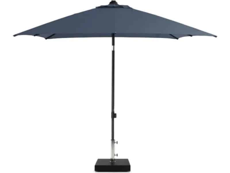MADISON PARASOL MORAIRA PUSH-UP VIERKANT 230X230CM - SAFFIER BLAUW