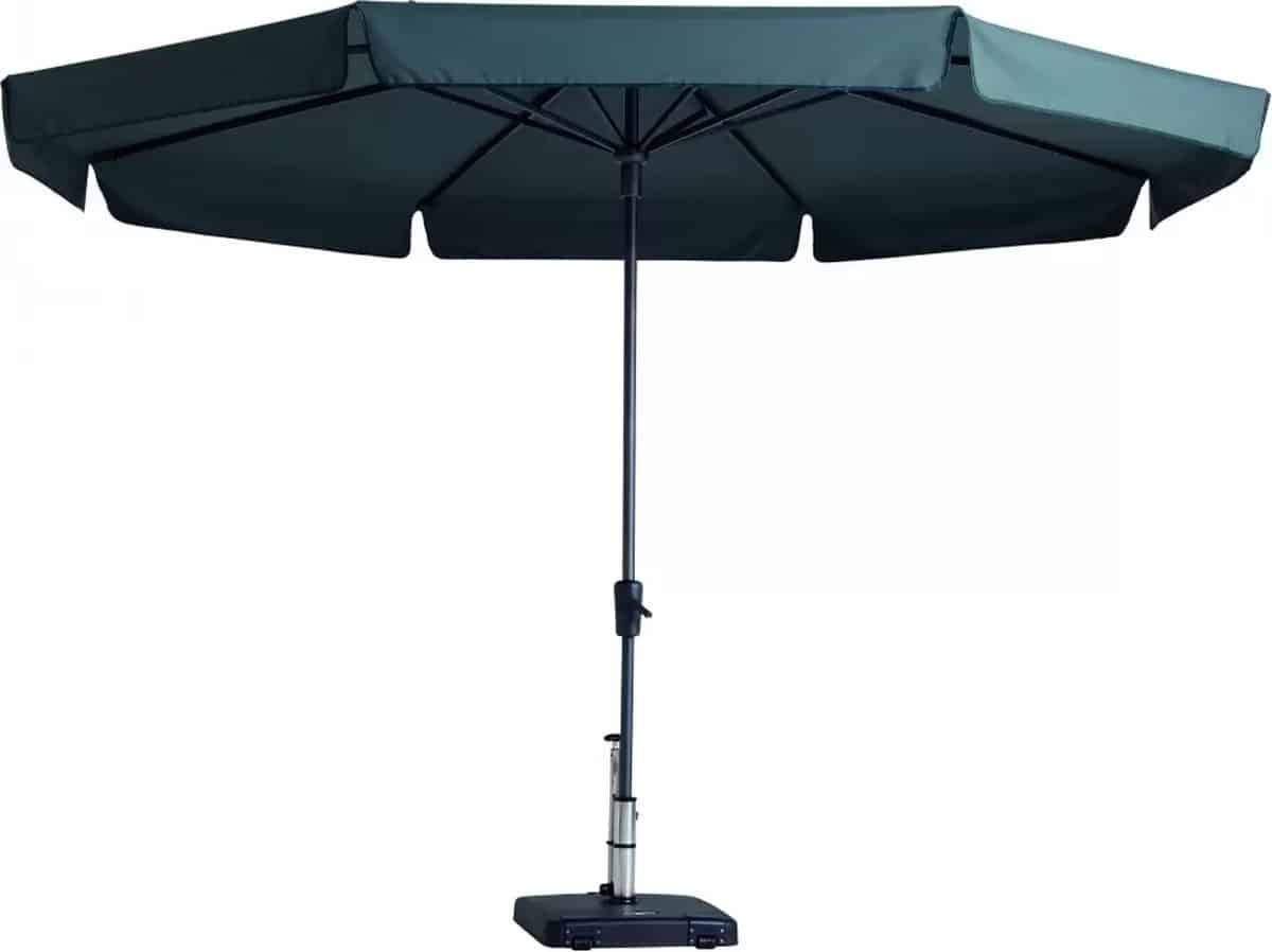 madison parasol syros rond 350cm grijs