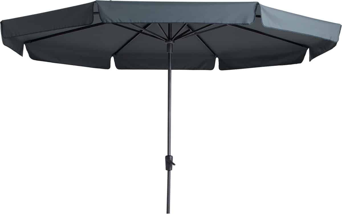 madison stokparasol syros luxe grey 350 cm.