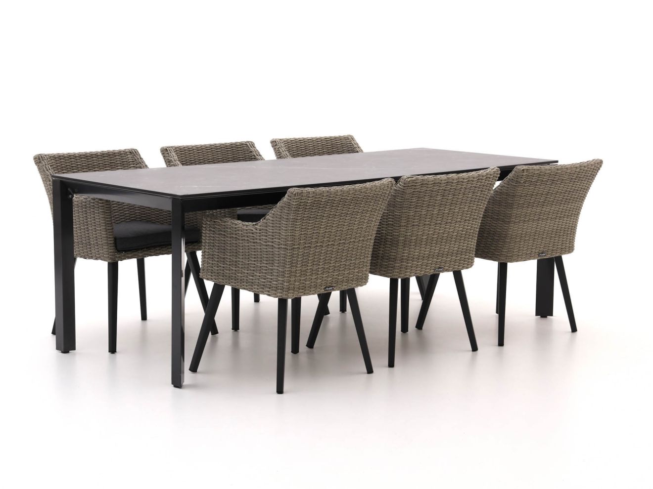 manifesto matese/sestino 220cm dining tuinset 7 delig laagste prijsgarantie!