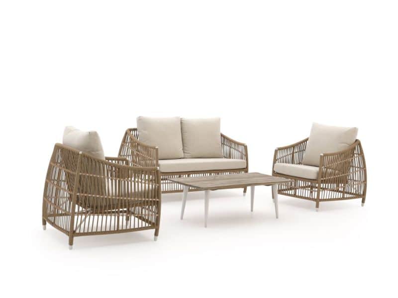 Manifesto Ortello/ROUGH-K stoel-bank loungeset 4-delig 4-zits - Laagste prijsgarantie!