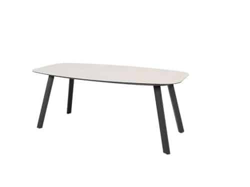 Manolo dining tafel antraciet printed keramiek 180x95 cm Taste - Taste