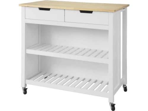 Mara Keukentrolley - Bartafel - Serveerwagen - Opbergkast - Wit