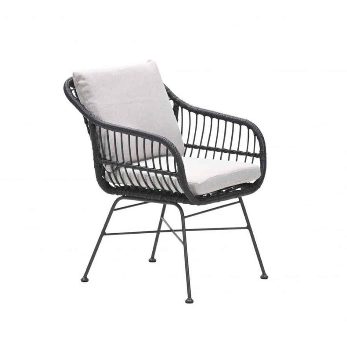 margriet dining fauteuil zwart/dessert sand garden impressions garden impressions