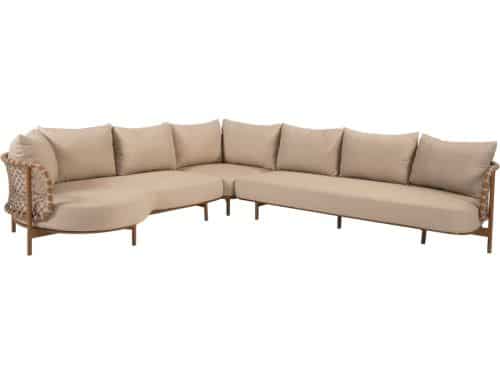 Martinique modulaire hoek loungeset 3 delig amber 4 Seasons Outdoor