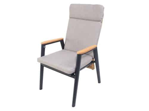 Masonville verstelbare dining stoel midnight grey natural brown Oosterik Home - Oosterik home