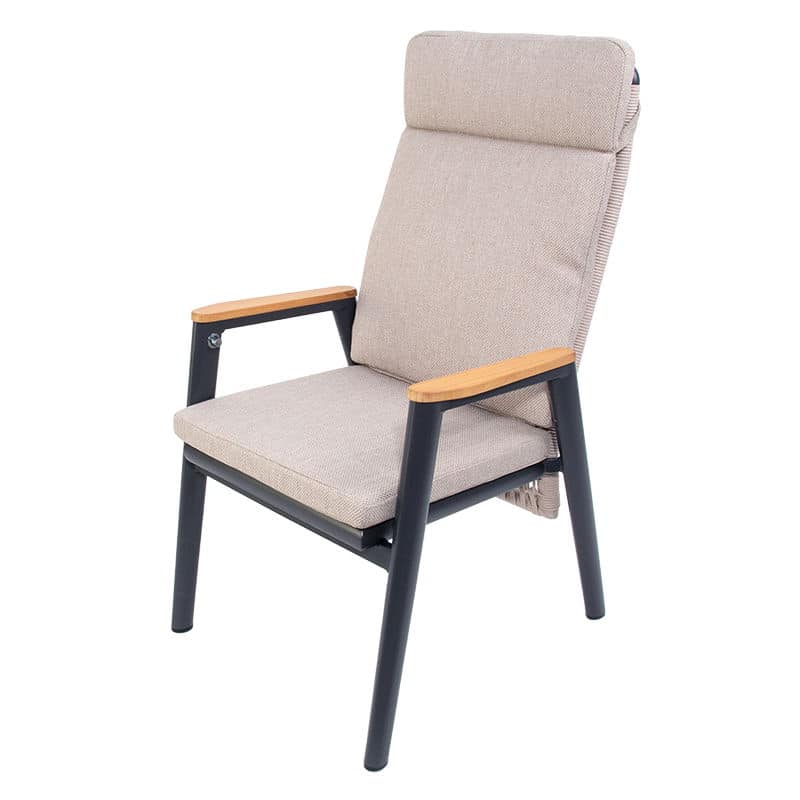 masonville verstelbare dining stoel midnight grey sunny creme oosterik home oosterik home