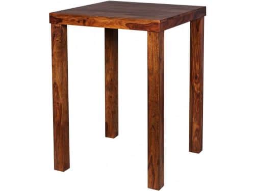 Massief Houten Bartafel Sheesham Vierkant voor Huisbar Snel Leverbaar