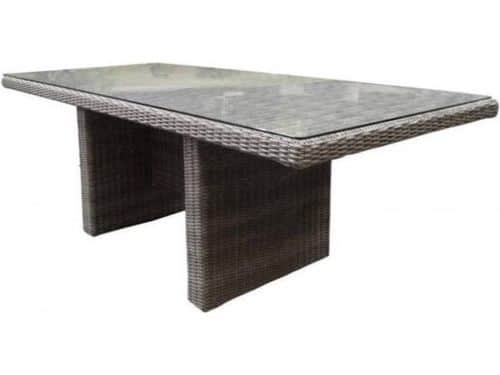 Menorca dining tuintafel 220x100xH75 cm grijs