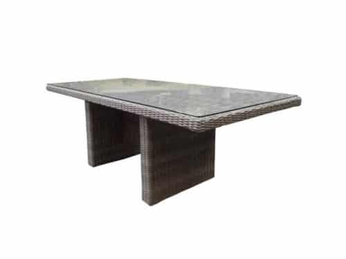 Menorca dining tuintafel 220x100xH75 cm grijs
