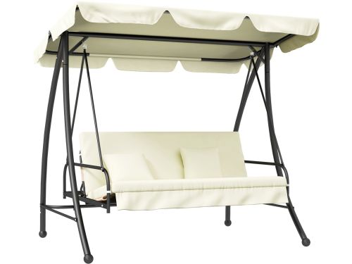 Merax 2 in 1 Tuinschommel met Ligfunctie - 3 Zits