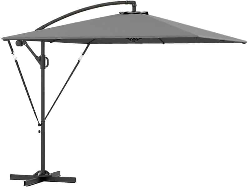 Merax Ampelschirm Ø260 cm - Zweefparasol - UV-bescherming 50+