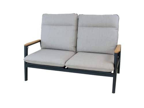 Merino lounge 2-zitsbank midnight grey sunny creme Oosterik Home - Oosterik home