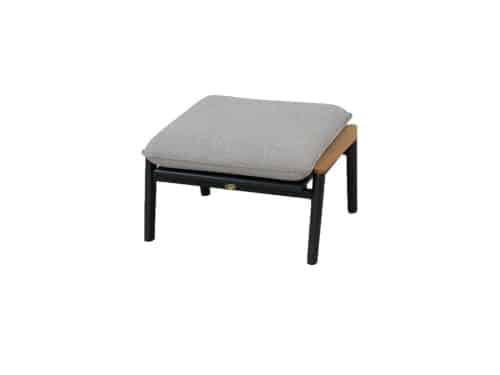 Merino voetenbank midnight grey sunny creme Oosterik Home - Oosterik home