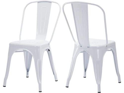 Metalen Bistroset - Industriële Eetkamerstoelen voor Binnen en Buiten