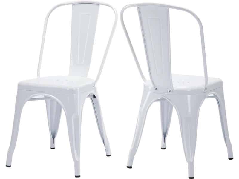 Metalen Bistroset - Industriële Eetkamerstoelen voor Binnen en Buiten