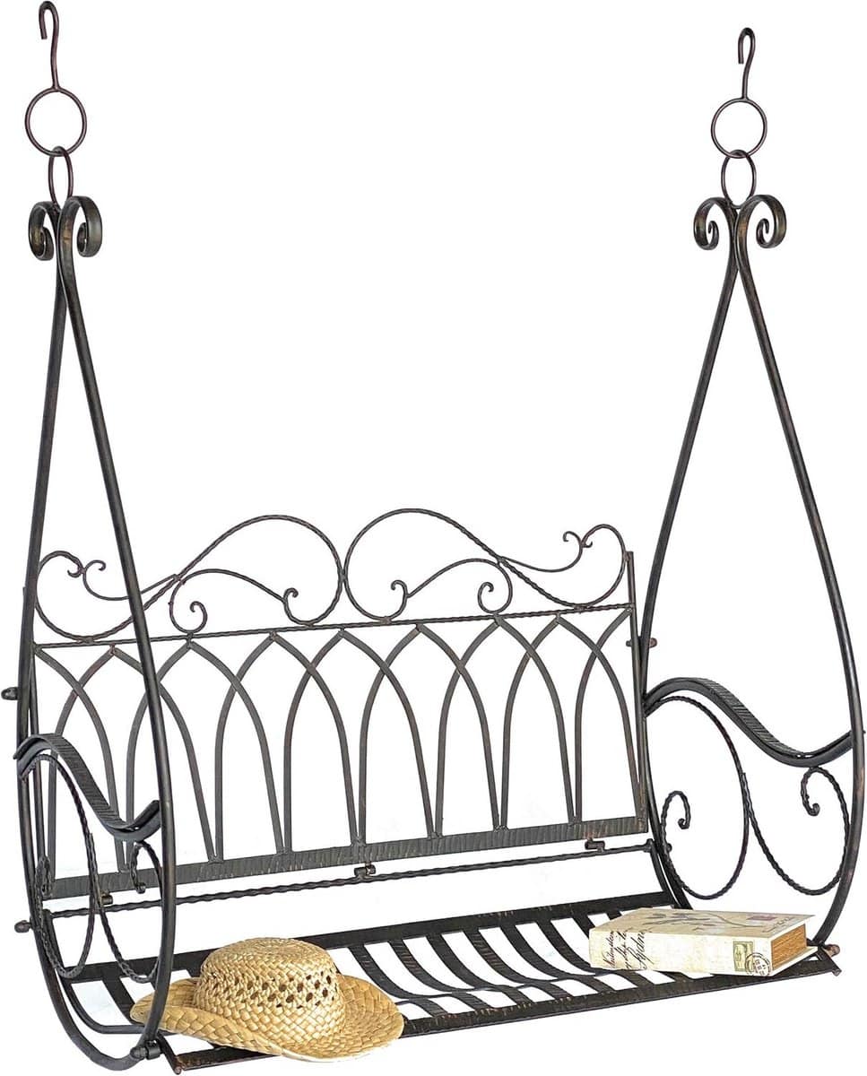 metalen hangbank schommelbank voor 2 personen weerbestendige tuinbank en