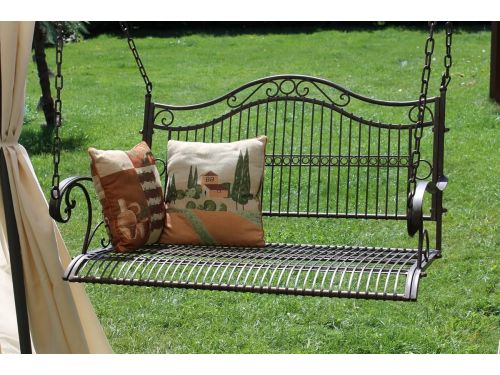 Metalen Schommelbank voor Tuin of Terras - Weerbestendige Schommel met