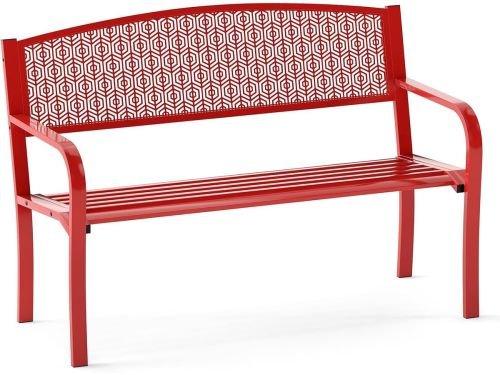 Metalen Tuinbank - Parkbank Buiten - Genieten van de tuin