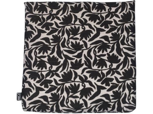 Mica Kelly Bistro Kussen Zwart 40x40x5 cm - Tuinkussen Stoel