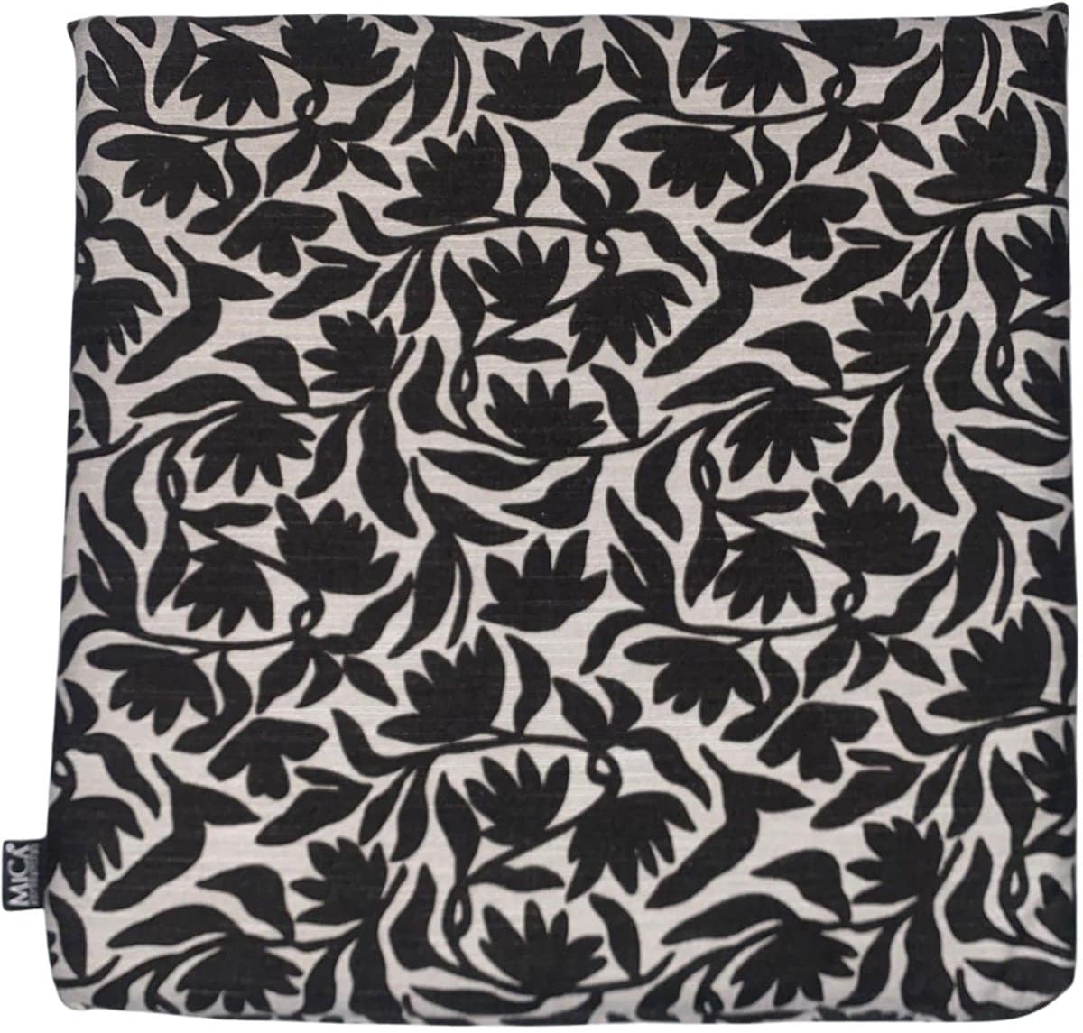 mica kelly bistro kussen zwart 40x40x5 cm tuinkussen stoel