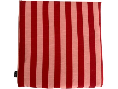 Mica Kim Bistro Kussen Rood 40x40x5 cm - Tuinkussen Stoel