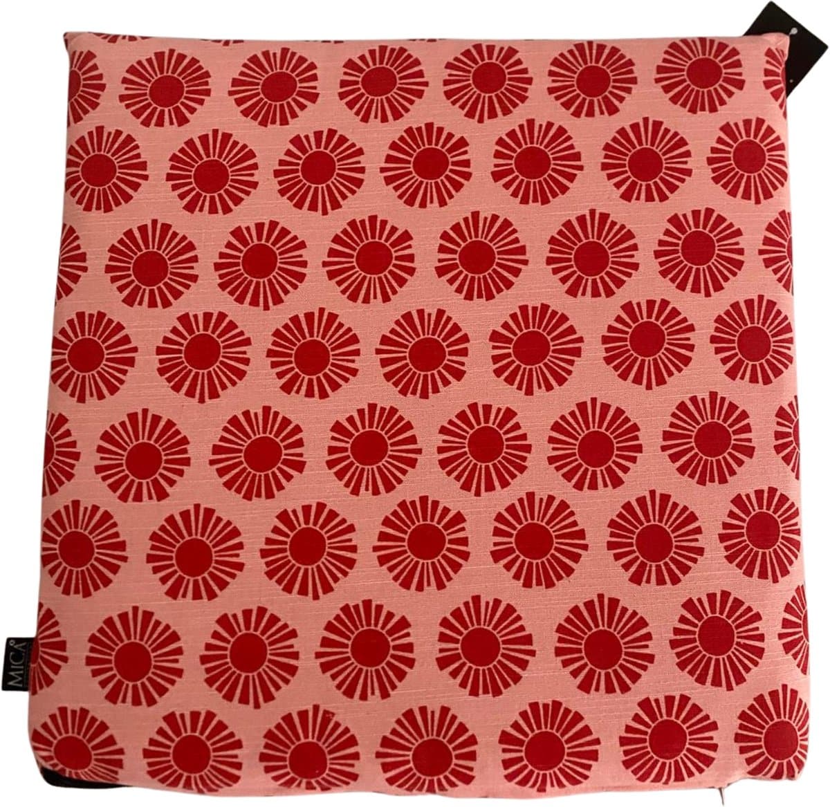 mica kumara bistro kussen roze 40x40x5 cm tuinkussen stoel