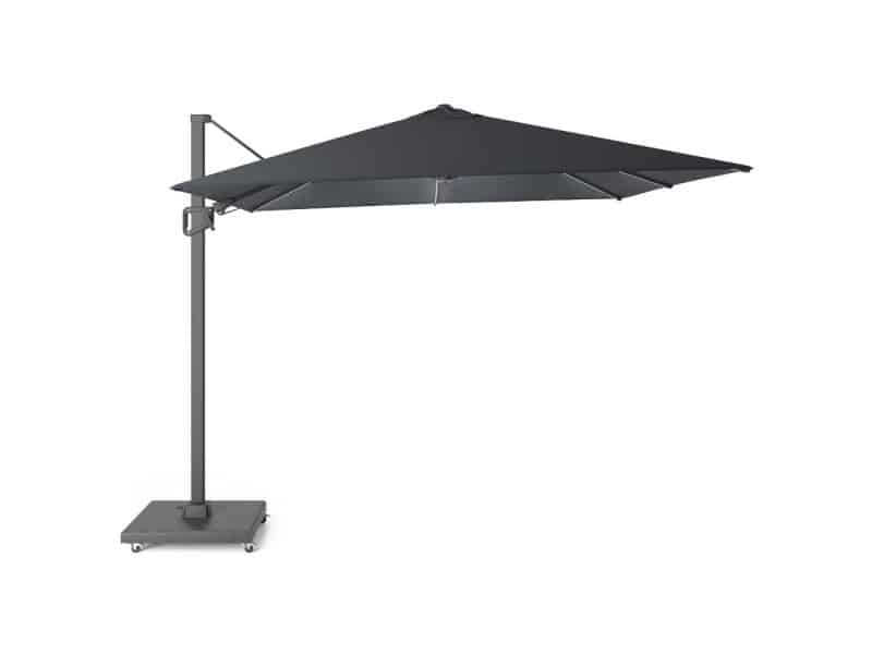 Milano T² zweefparasol - inclusief LED | 300x300cm | antraciet