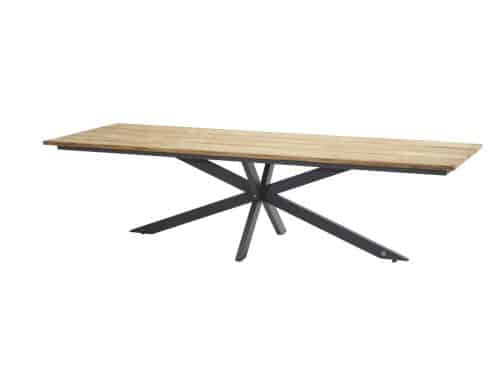 Minerva Tafelframe Antracite Met Tafelblad Robusto Teak 280 x 95 cm 4SO - 4so