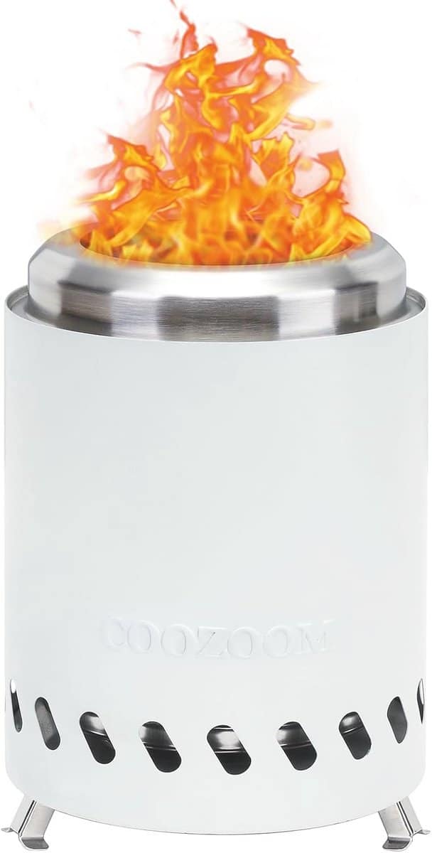 mini draagbare vuurplaats voor tafelblad roestvrij staal buitenhaard