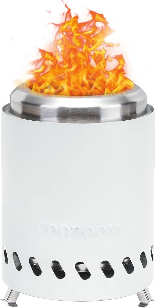 mini draagbare vuurplaats voor tafelblad roestvrij staal buitenhaard