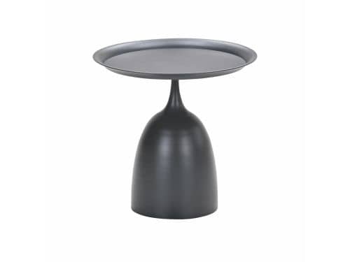 Mioala bijzettafel - diameter 50xH48 cm - carbon black